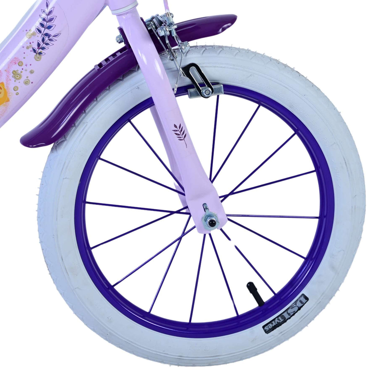 Wunsch Wunsch Wunsch Kinderbike Girls 16 Zoll lila zwei Handbremsen