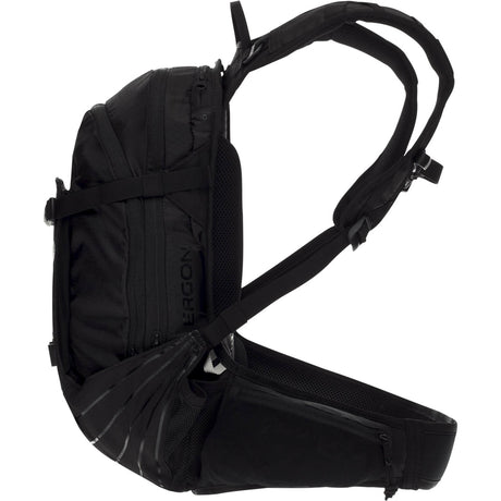 Ergon Ba2 Black Compact All -Mountain -Rucksack für Aktionskameras, einstellbares Tragesystem, 10L -Kapazität