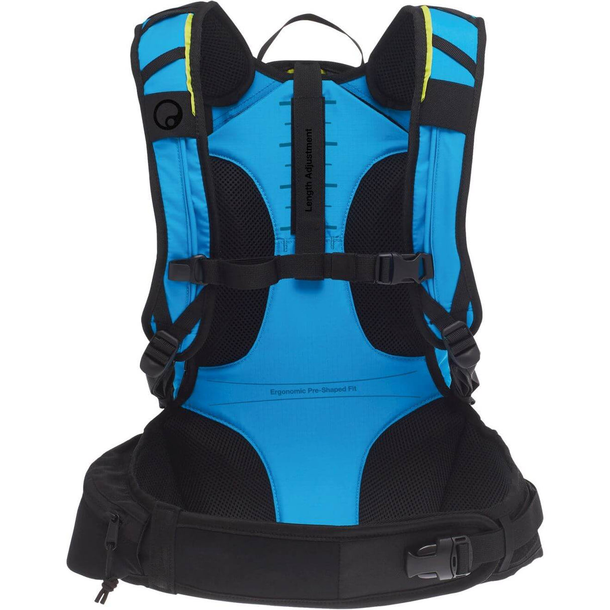 Ergon backpack ba3 stealth blue enduro all-mountain 4-step adjustable men 15 + 2 l nylon polyester