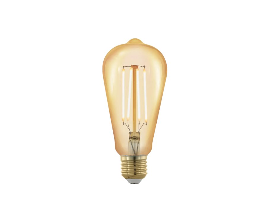 Eglo LED -lampe E27 Oval 320 LM Amber Dimmable 1700k