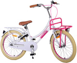 Volare Volare Children's Bike Girls 20 Zoll weiße zwei Handbremsen