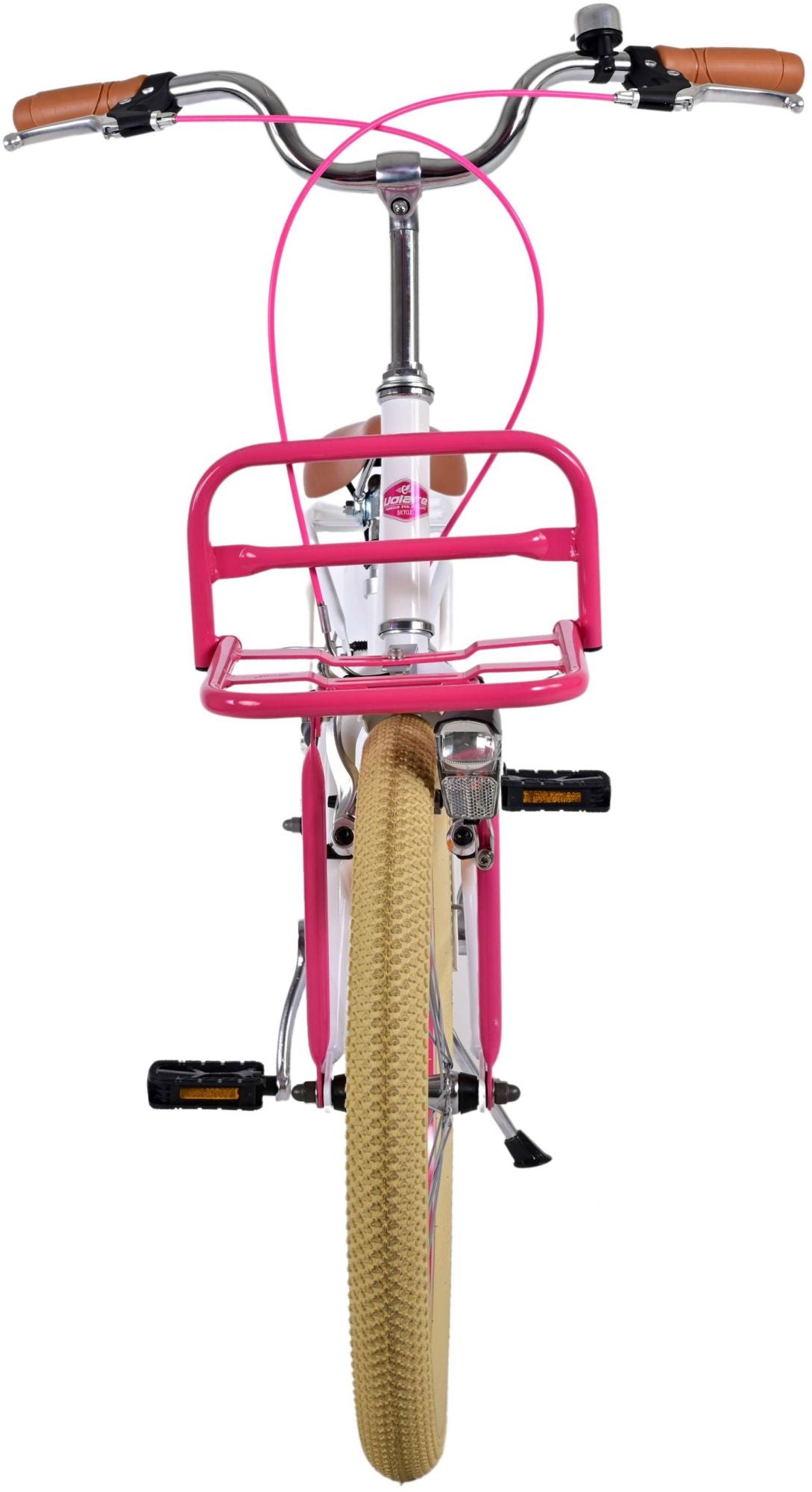Volare Volare Children's Bike Girls 20 Zoll weiße zwei Handbremsen