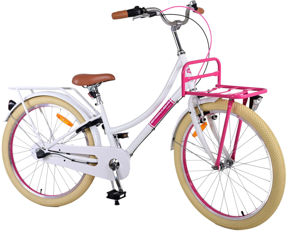 Volare Volare Children's Bike Girls 24 Zoll Weiß 3 Zahnräder