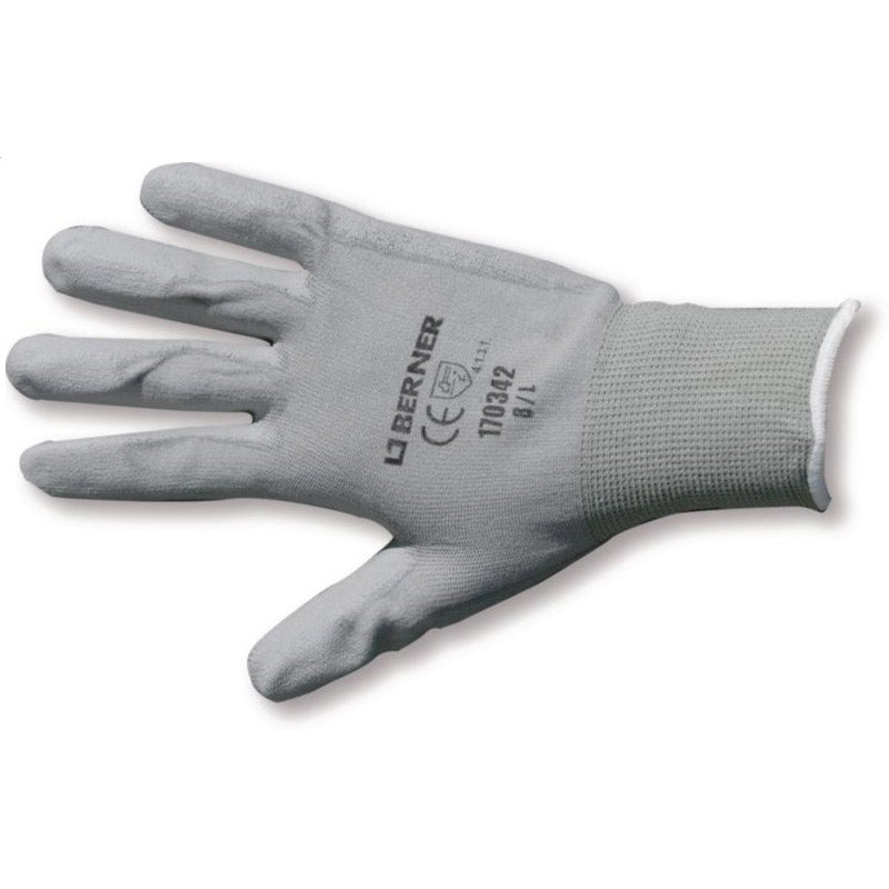 BEYNE Workhaft B-Grip Pu Gréisst 9 Cat.2 Grey