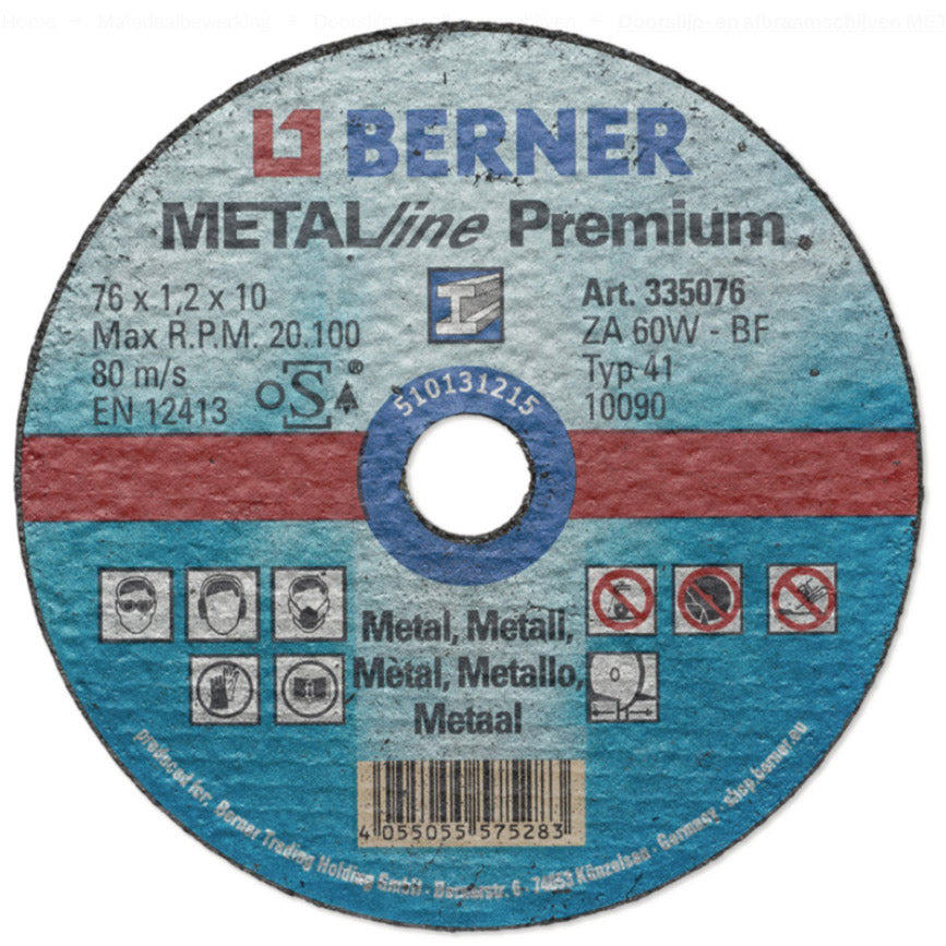 Berner Door Dems Metal Metalline Premium 76 mm (25)