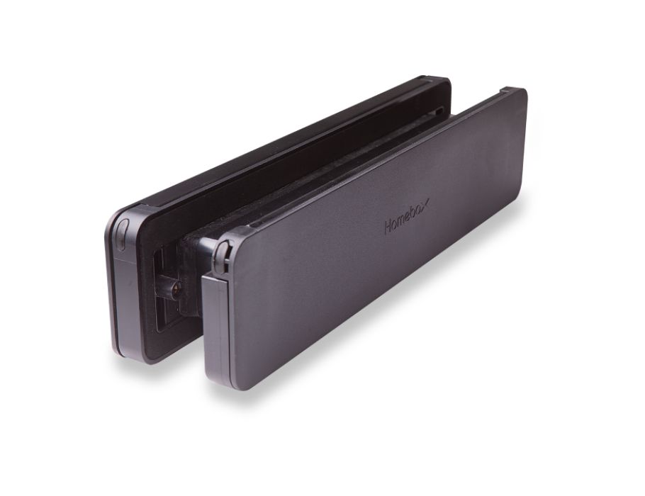 Homebox Letterbox Buitenklep und Binnenklep Black (RAL9005)