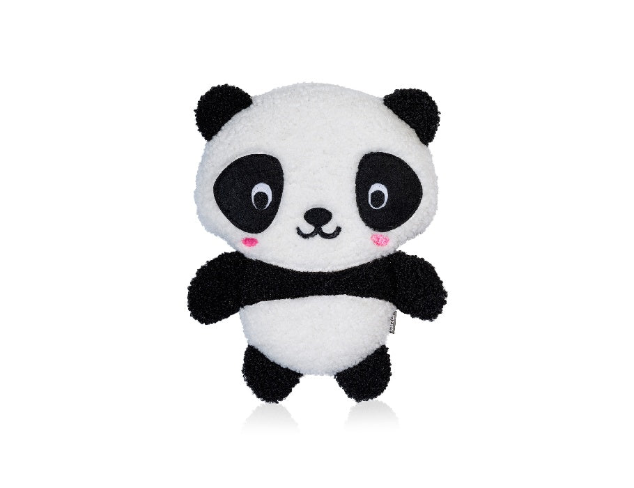 Gebissenes Hitzekissen kuscheliger Panda