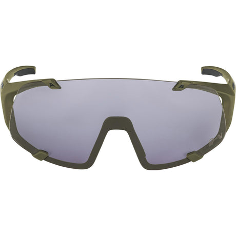 Olympic Sportswear Glasses Hawkeye Q-Lite V Fogstop Olive Purple Cat.1-3