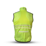 Outwet Windbreaker Mesh Vest Neon Giel kleng