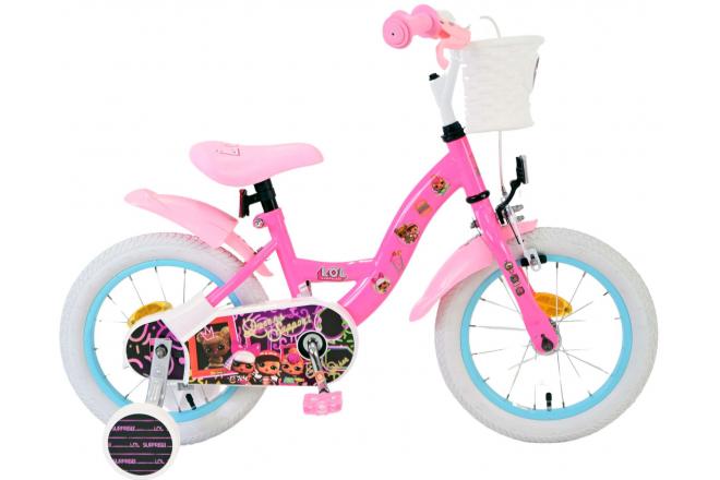 Lol Überraschung Kinderfahrrad - Mädchen - 14 Zoll - Pink