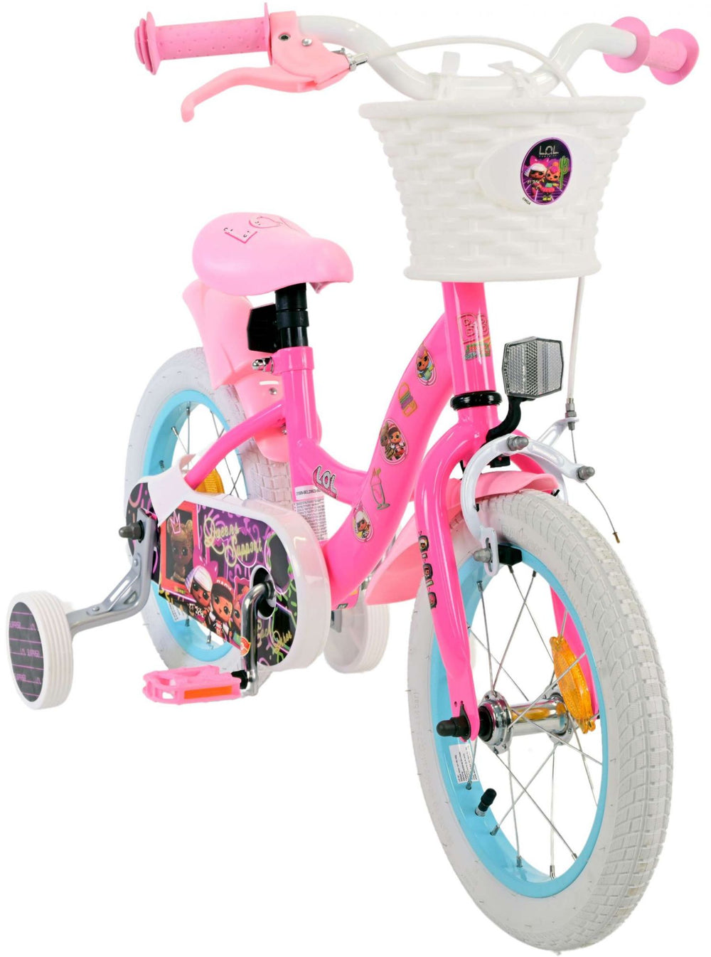 Lol Überraschung Kinderfahrrad - Mädchen - 14 Zoll - Pink