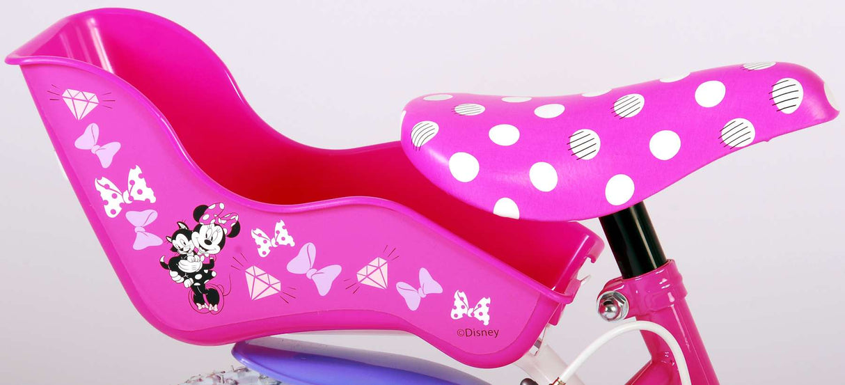 Disney Minnie süßest aller Zeiten! Kinderfahrradmädchen 14 Zoll rosa zwei Handbremsen
