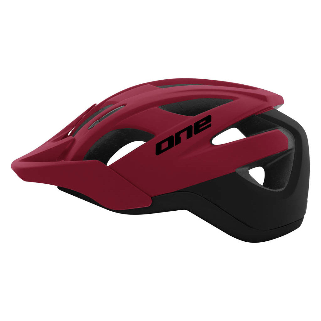 One One Helm Trail Pro M L (58-61) Rojo negro