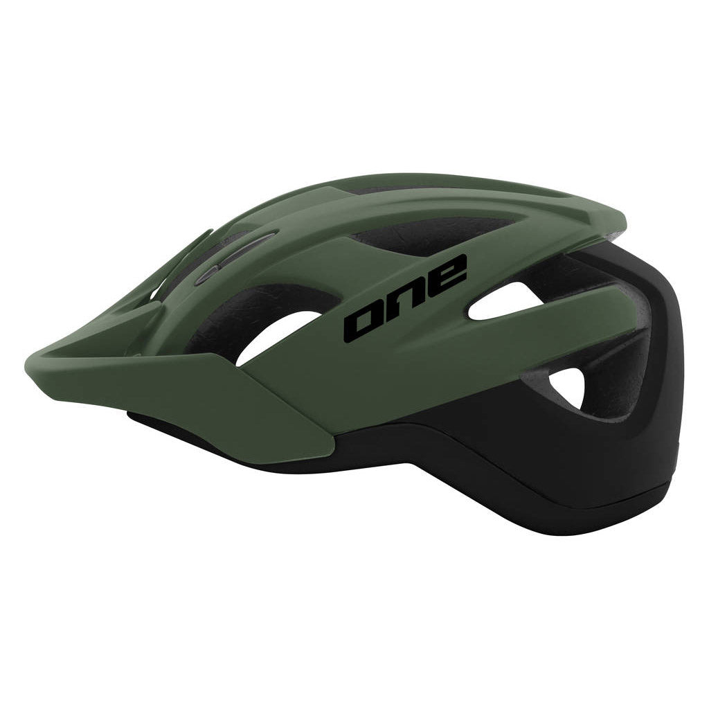 Een engem Helm Trail Pro s m (55-58) schwaarz khakki