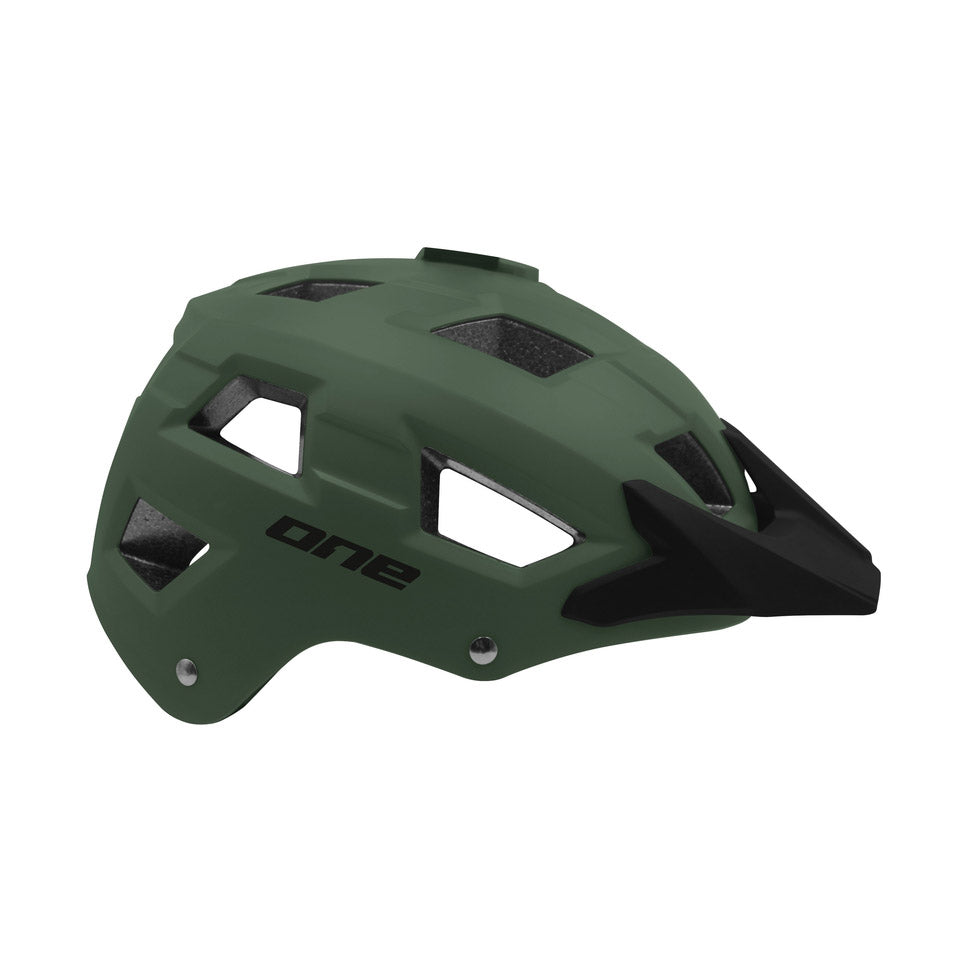 Een eng Helm Trail s m (54-58) schwaarz khakki