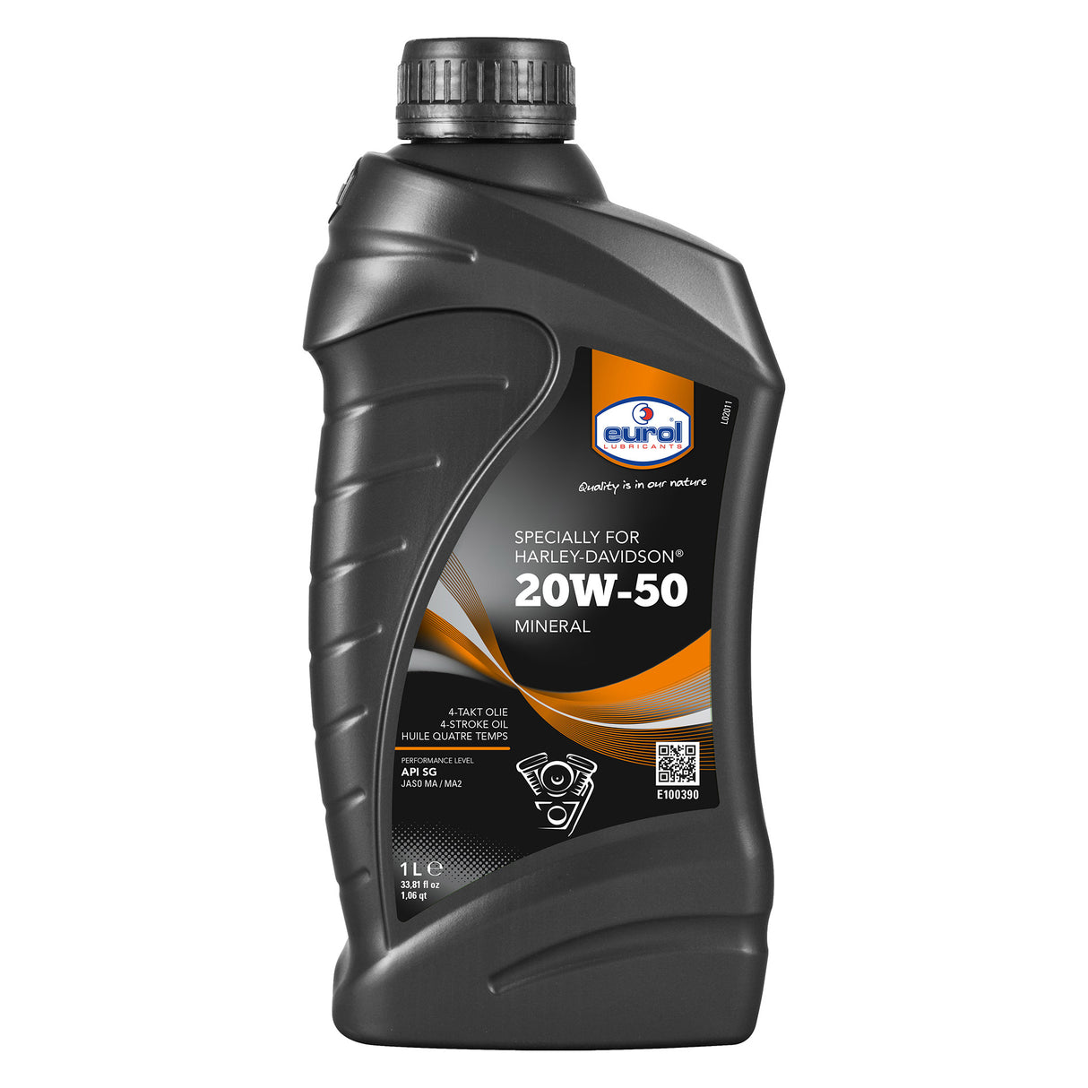 Eurol Harley Davidson SAE 20W50 1-Liter-API SG CD