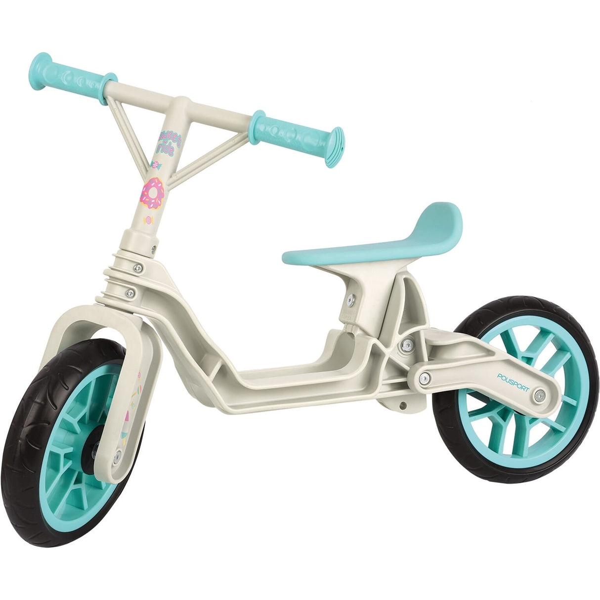 Polisport Balance Bike Creme Bike Bike Mint Finish