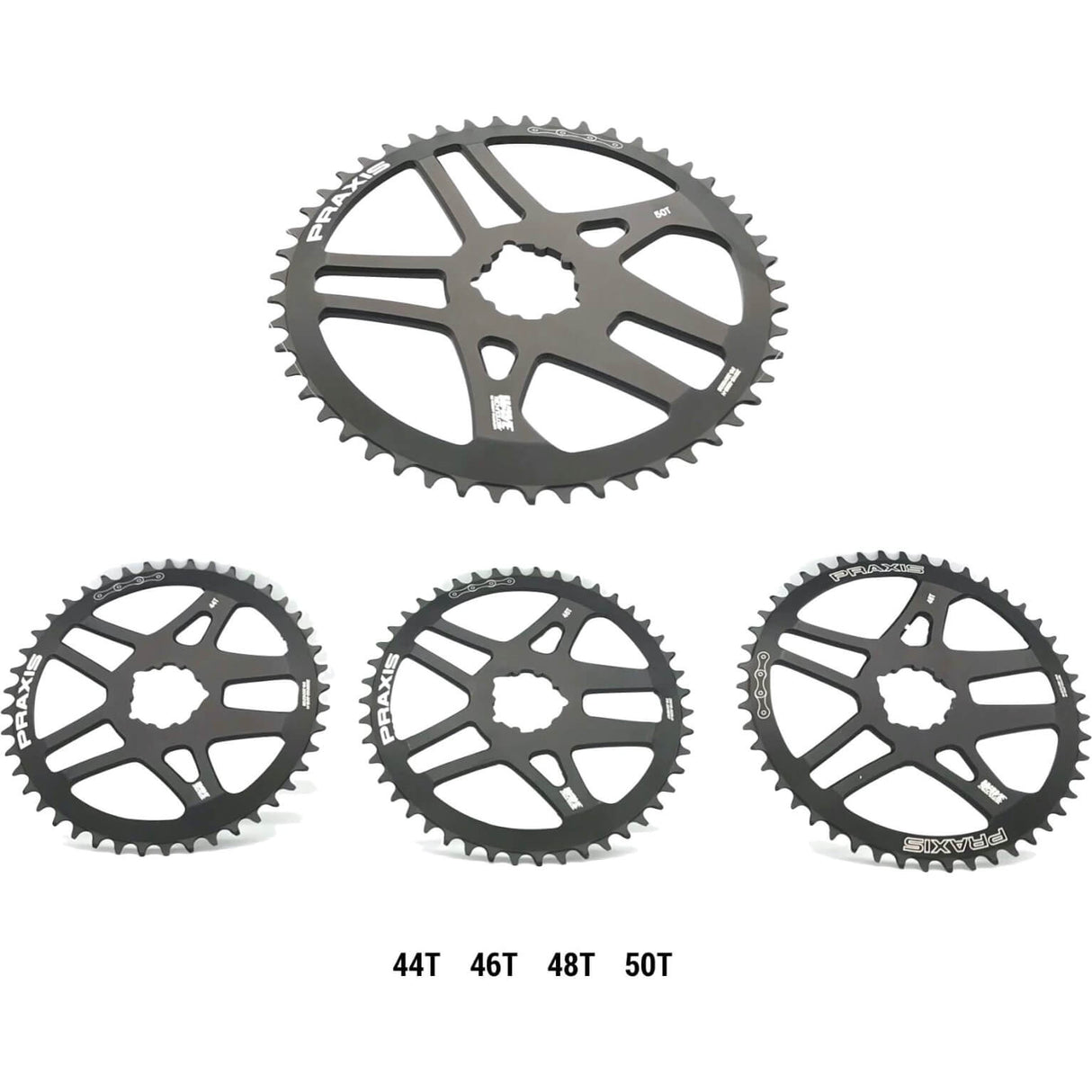 Łańcuch Praxis Top 1x Road DM 50T Czarna