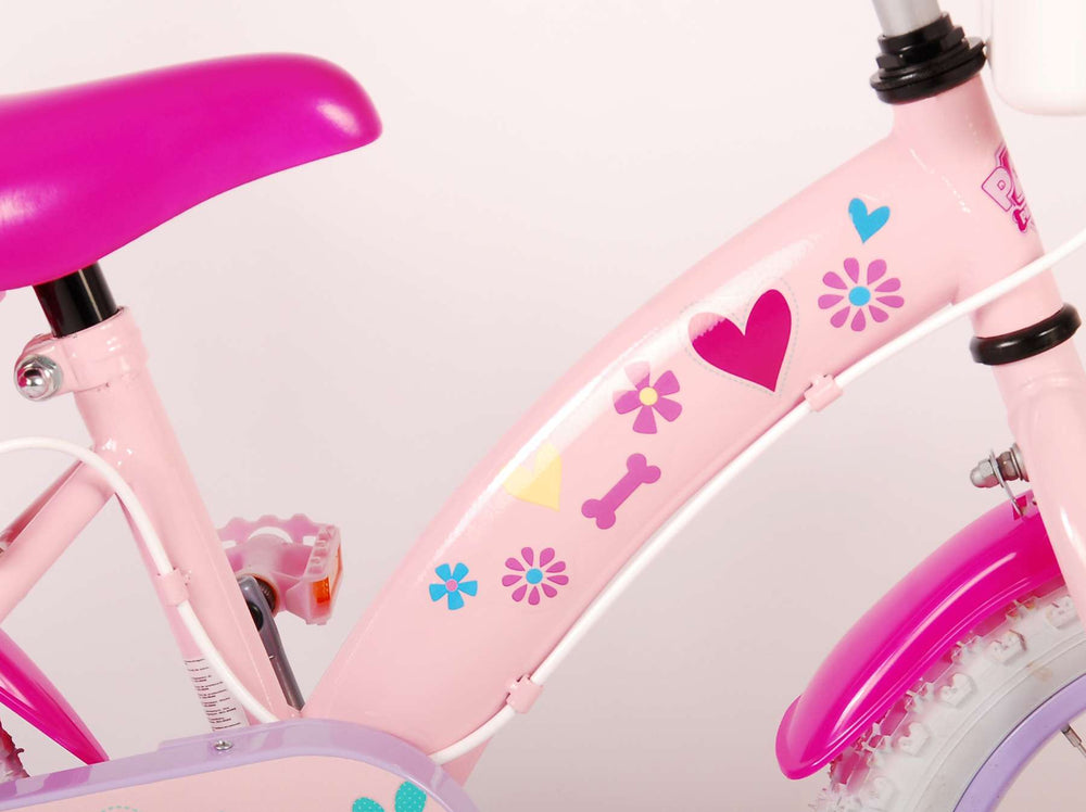 Paw Patrol Kinderbike Girls 14 Zoll rosa zwei Handbremsen