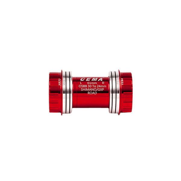 CSA Baketien OBBS Interlock Shimano-RVS-Rood