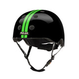 Casco de bicicleta Urban Active Black Verde tamaño 46-52 cm