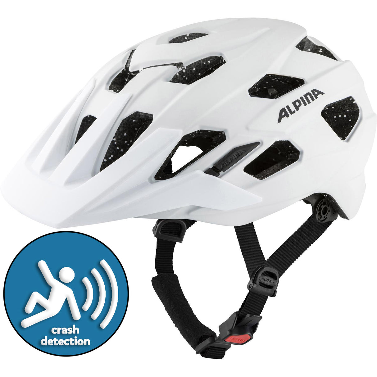 Olympisk sportstøj Sport MTB Helm Anzana Tocsen 52-57 Mat White