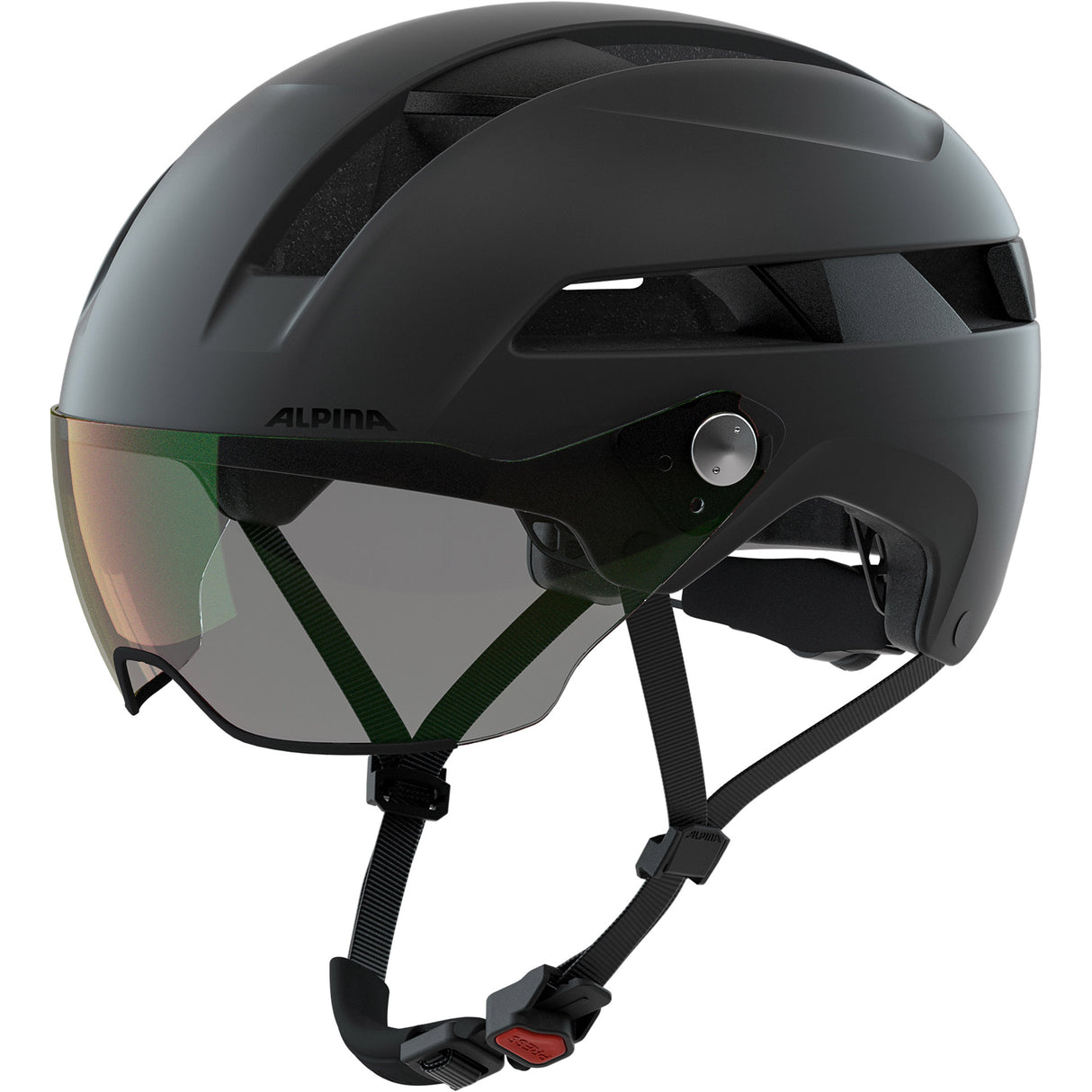 Olympesch Sportswar Sports urban Helm Soho Visor v 52-56 Mat Black