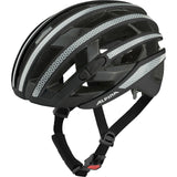 Helm di abbigliamento sportivo olimpico Ravel riflettente Black Gloss 55-59