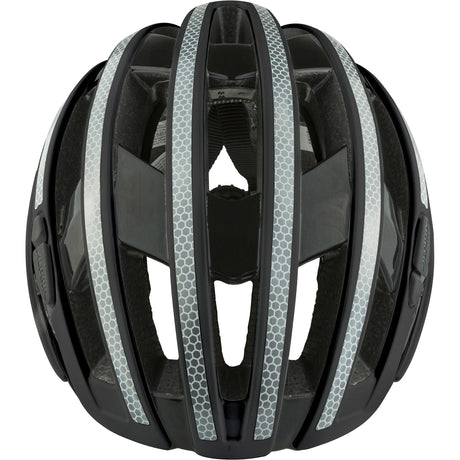 Helm di abbigliamento sportivo olimpico Ravel riflettente Black Gloss 55-59