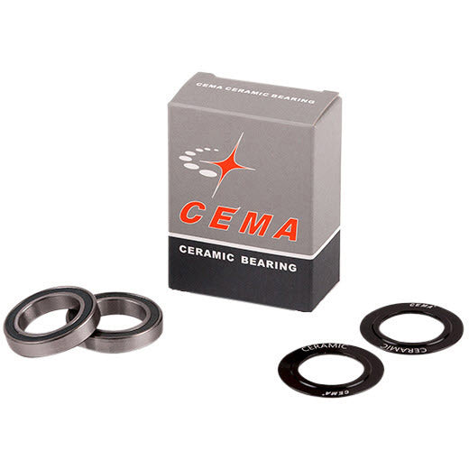 Cema Kogellager -Set für 24 -mm -Bottom -Halterungs -Keramikschwarz