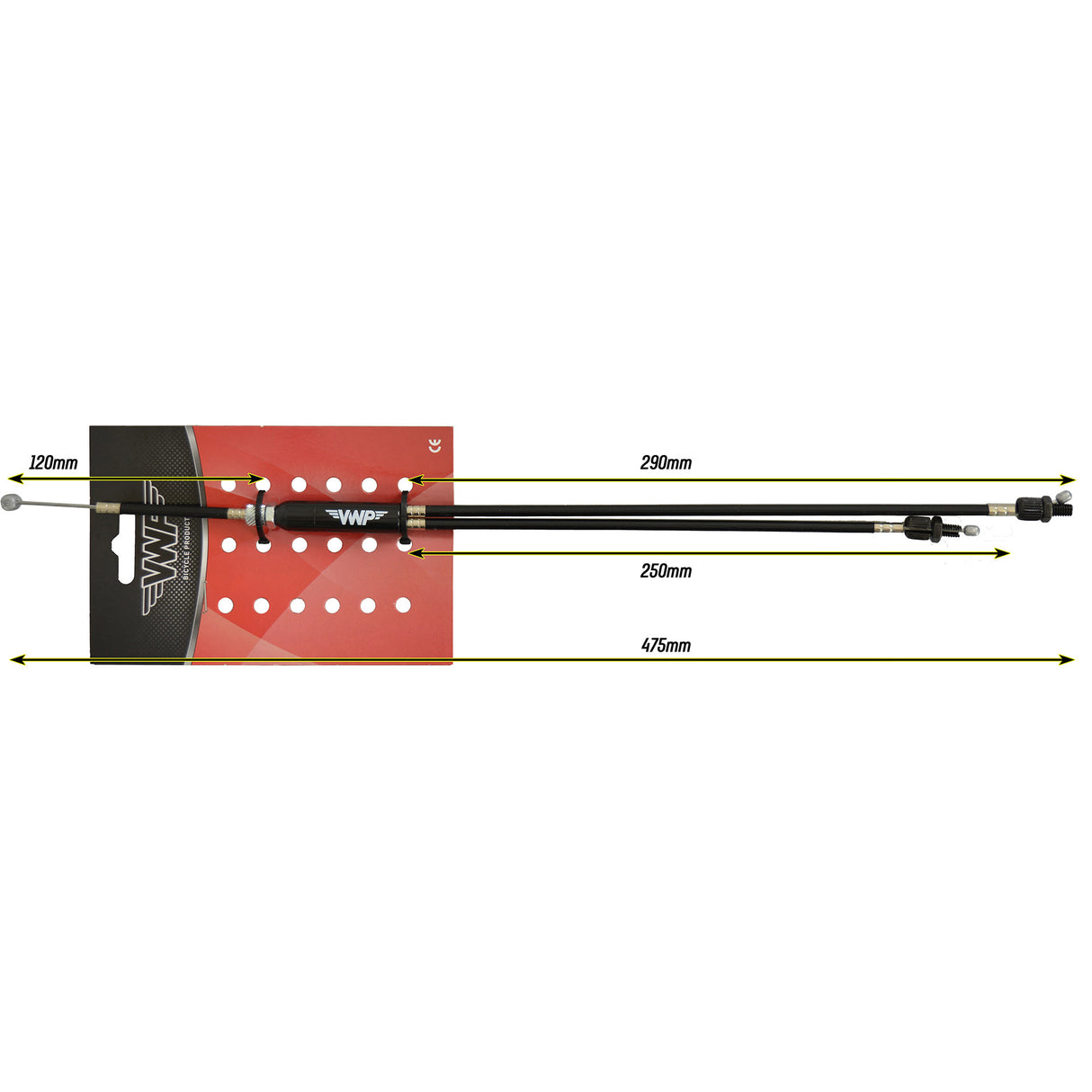 VWP VWP nad kablem hamulcowym CPL. M STELB. 475 mm czarny freestyle