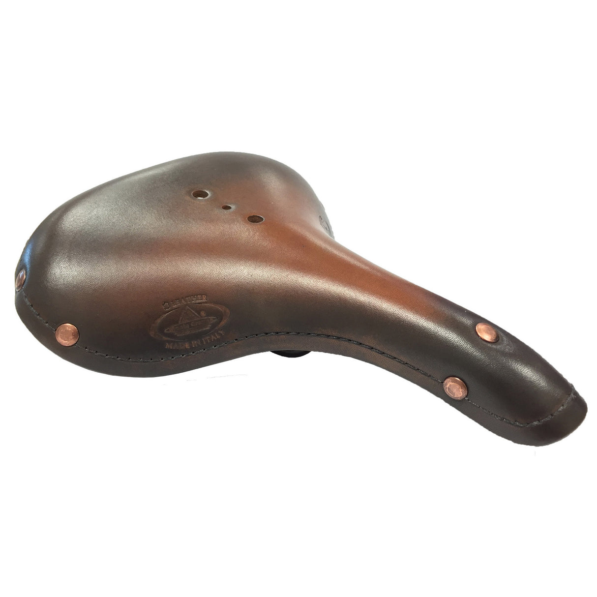 Selle Monte Grappa Saddle Old Frontiers Leather D-Bruin