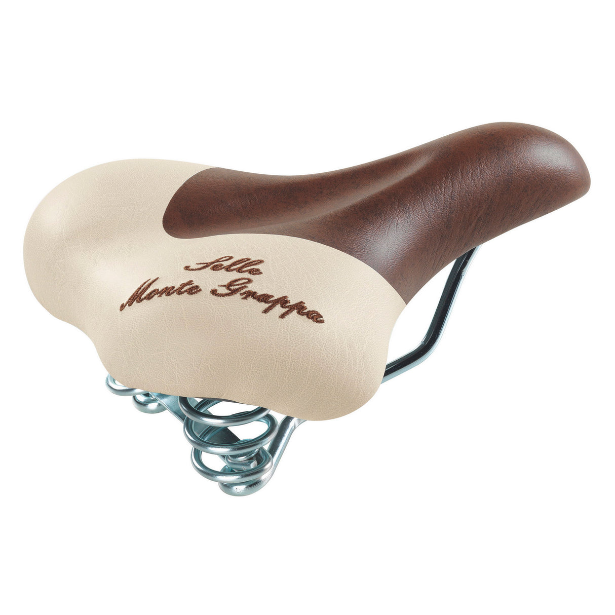 Selle Monte Grappa Saddle Fashion with Veer D-Bruin Cream