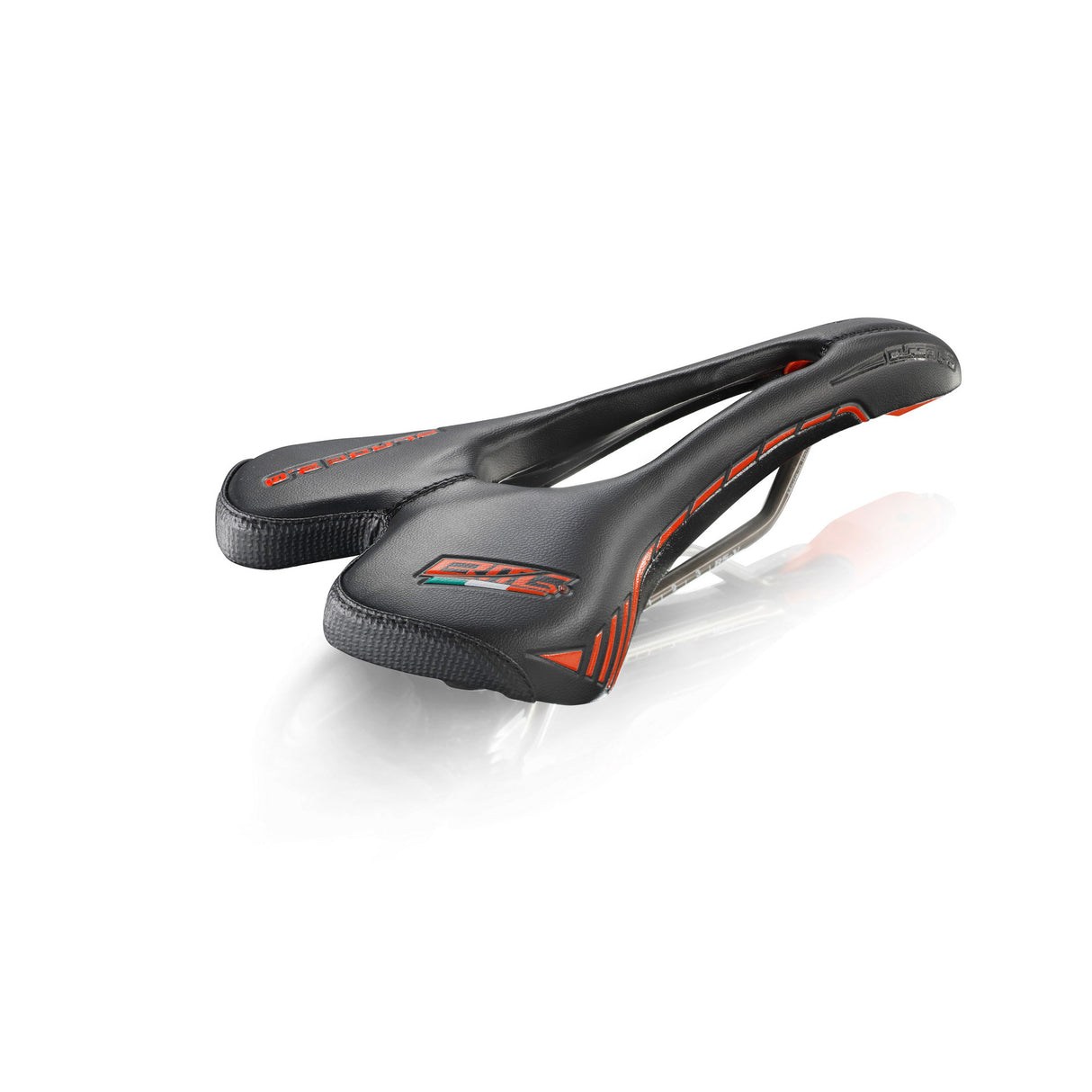 Selle Monte Grappa Saddle BMG Blade 2.0 Sort rød