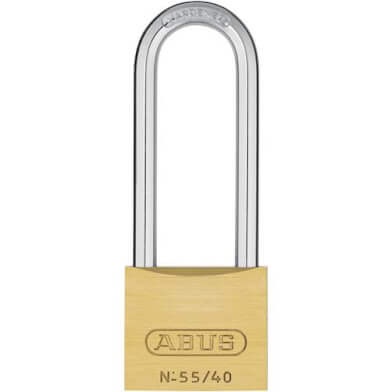 Abus Handlot Solid 55 40mm Gold Discus Long Key Lock