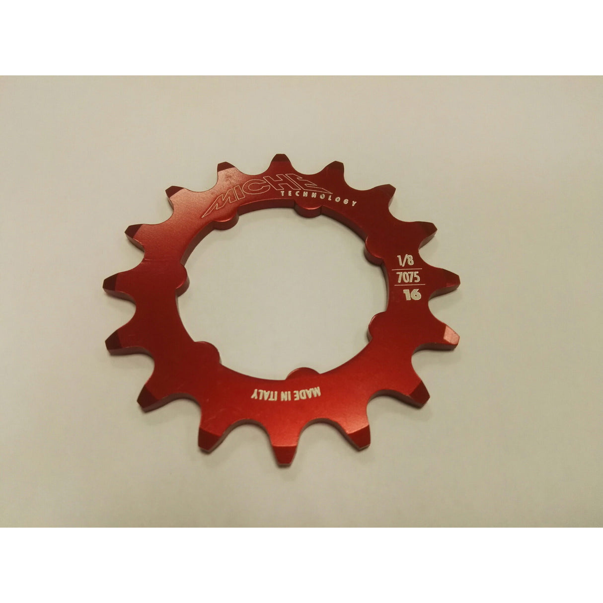 Miche Chainring-Opsteek 21t 1 8 Pista Red Z Borgring