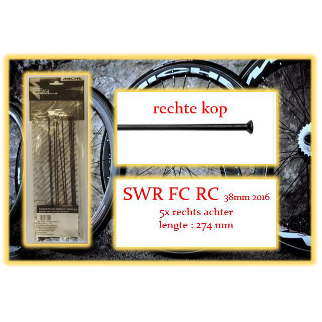 Michhe Spott + Nip. 5x ra SWR FC RC 38mm Wire Rim 2016