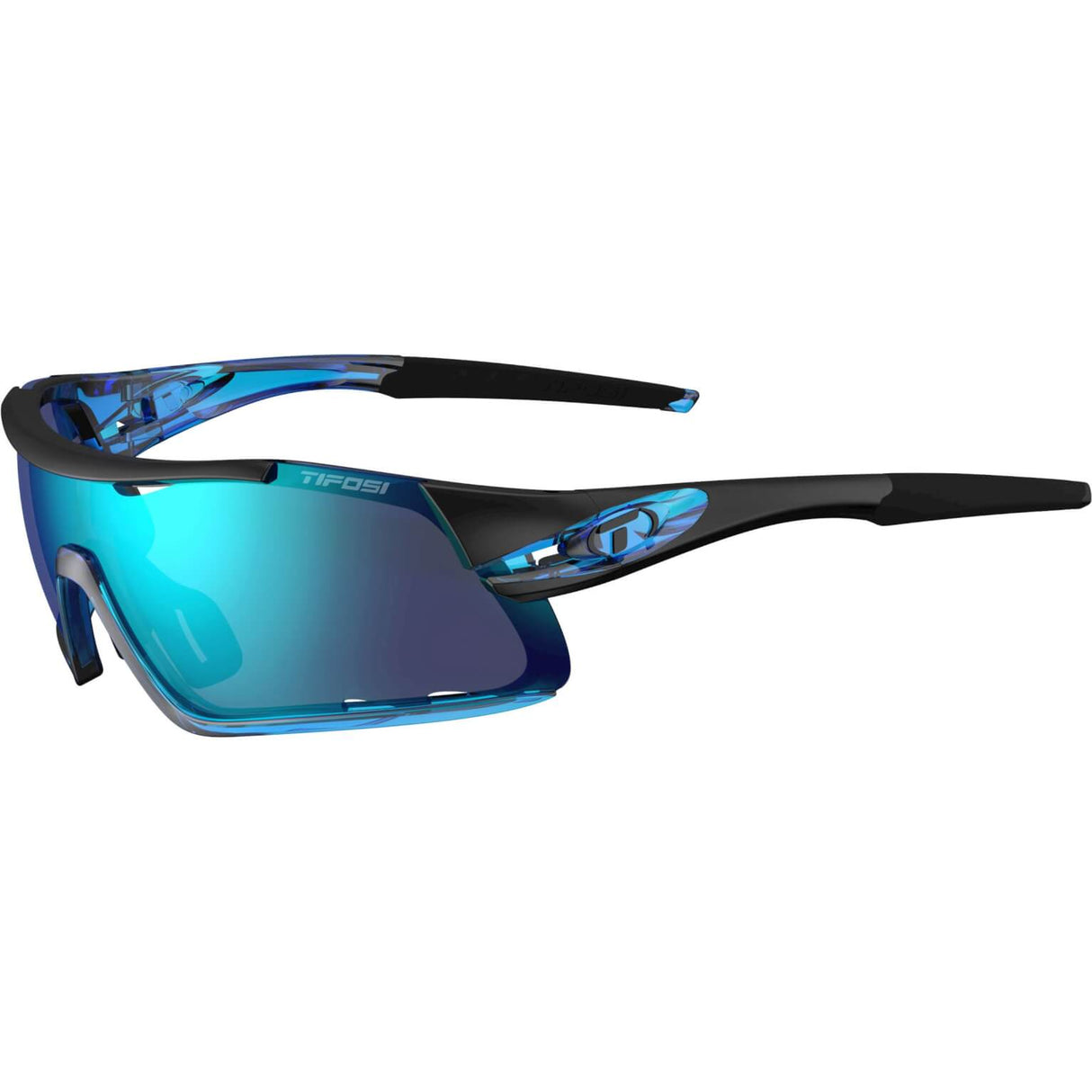 Tifosi Lunettes Davos Crystal Blue Clarion Bleu