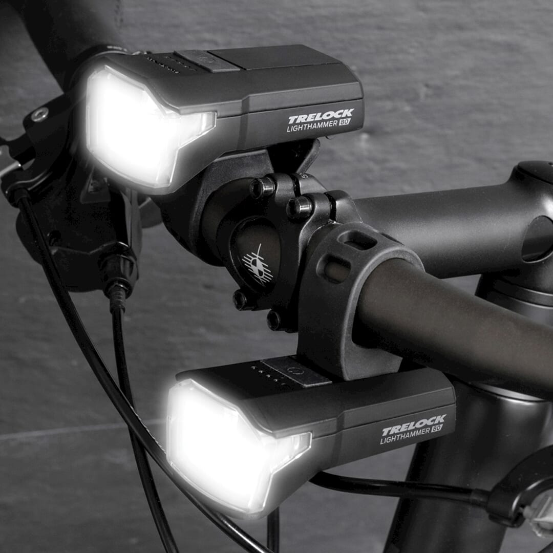 TRELOCK HEADLIGHT LIGHTHAMMER LS 480 USB 80 Lux