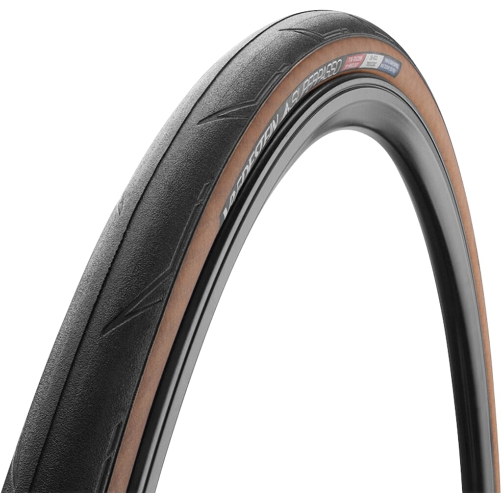 Vredestein Tire Superpasso TLR 700 x 25C Schwarz transparent