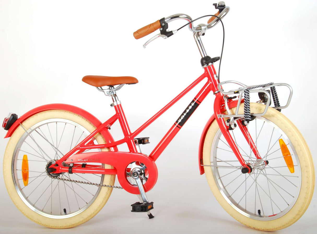 Volare Melody Children's Bike Girls 20 Zoll Korallenrote Prime Kollektion