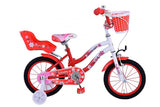 Volare schöne Kinderbike Girls 14 Zoll rotweiß