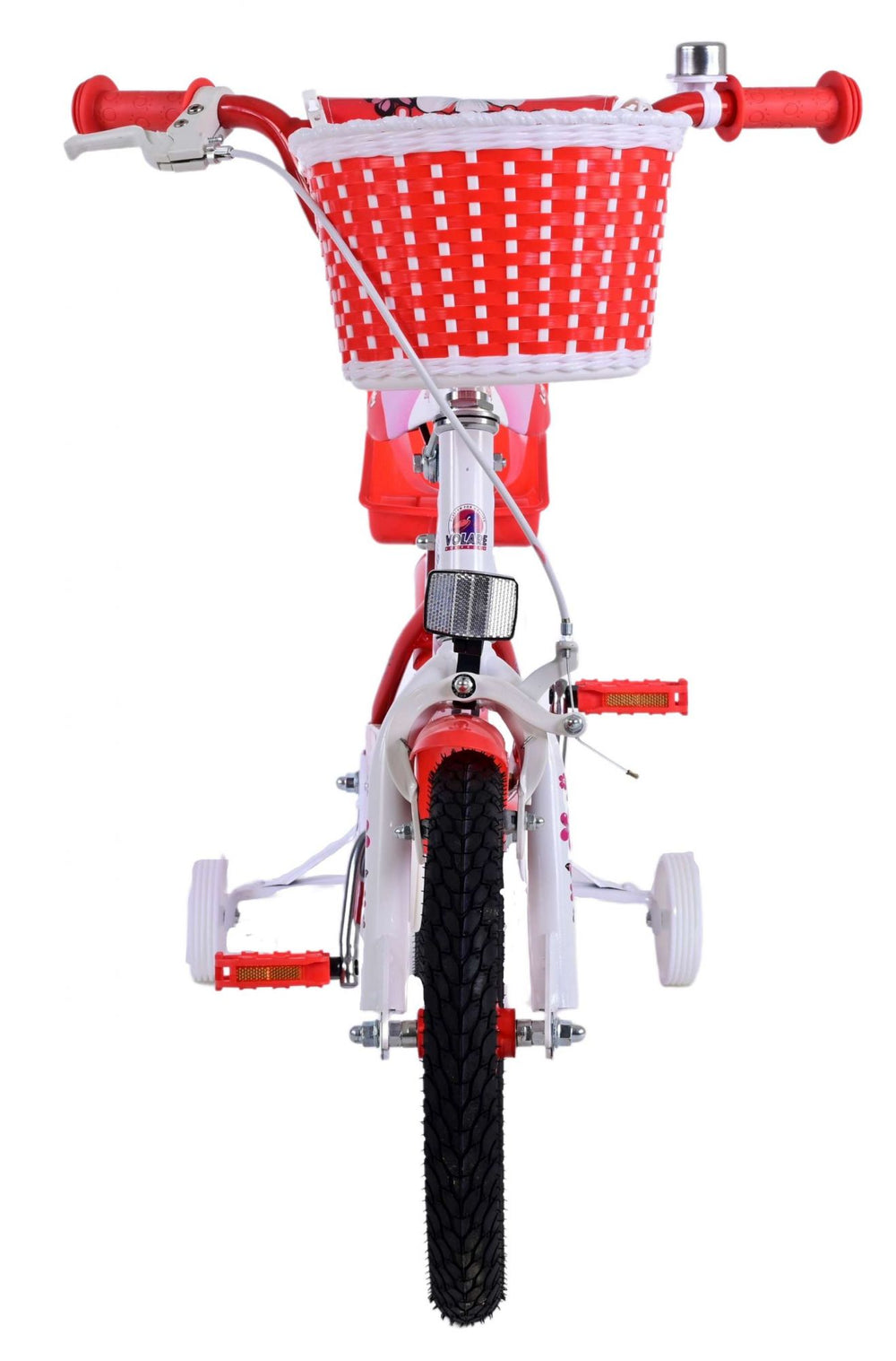 Volare schöne Kinderbike Girls 14 Zoll rotweiß