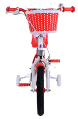 Volare schöne Kinderbike Girls 14 Zoll rotweiß