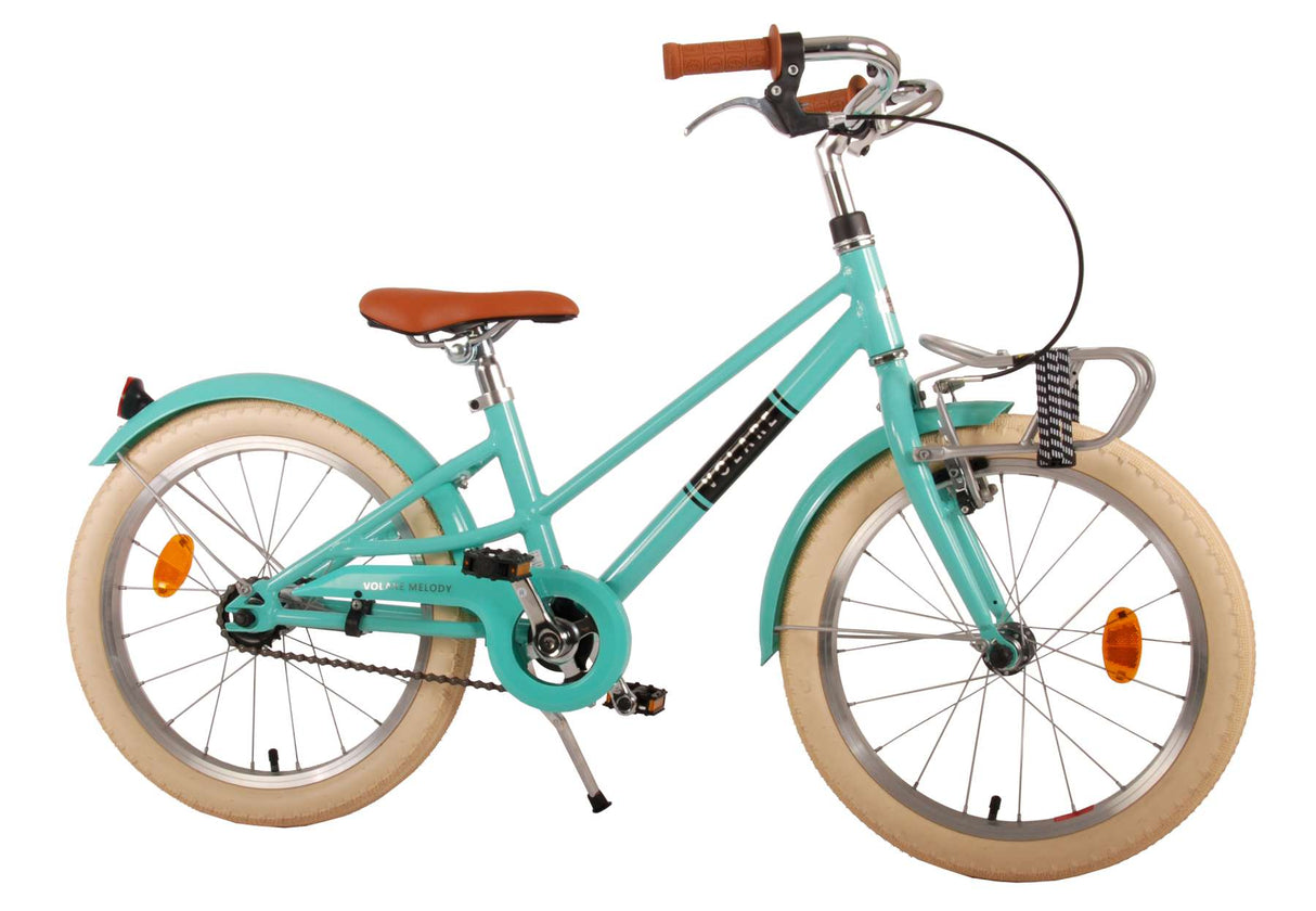 Volare Melody Children's Bike Girls 18 -Zoll -Turquoise Prime Collection