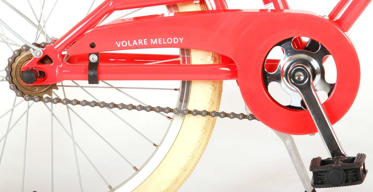 Volare Melody Children's Bike Girls 20 Zoll Korallenrot Zwei Handbremsen Prime Collection