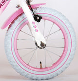 Volare Rose Children's Bike Girls 14 Zoll rosa Weiß 95% versammelten sich