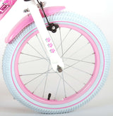 Volare Rose Children's Bicycle - Mädchen - 16 Zoll - Pink Weiß - 95% versammelte sich