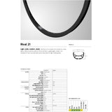 Rim tekmec 21 27,5 584 32G 14G disk alu črna