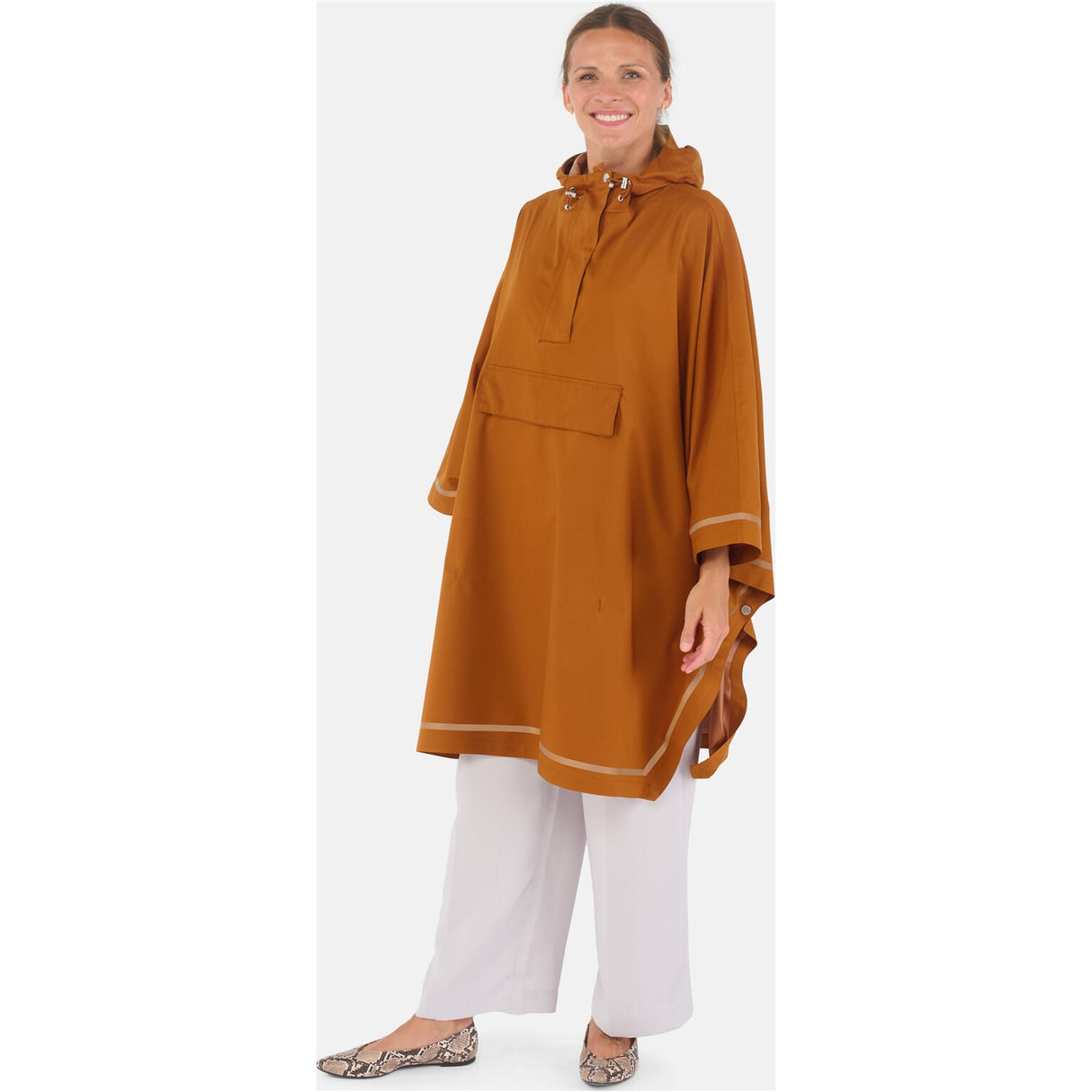 Weathergoods Sweds Weathergoods Švédsko Poncho Imbris Copper M l